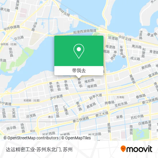 达运精密工业-苏州东北门地图