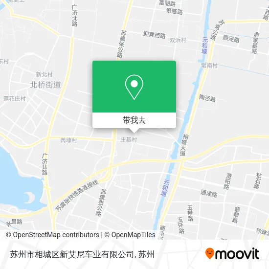 苏州市相城区新艾尼车业有限公司地图