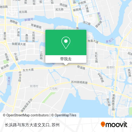 长浜路与东方大道交叉口地图