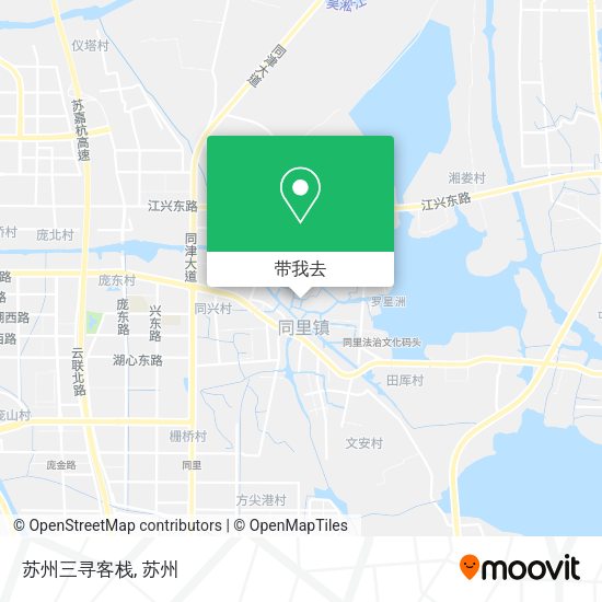 苏州三寻客栈地图