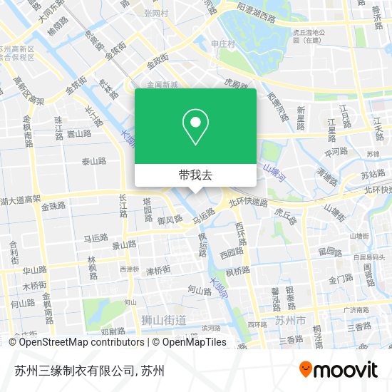 苏州三缘制衣有限公司地图
