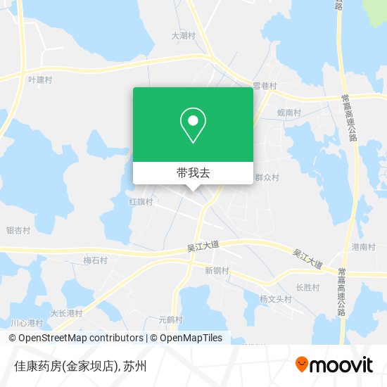佳康药房(金家坝店)地图