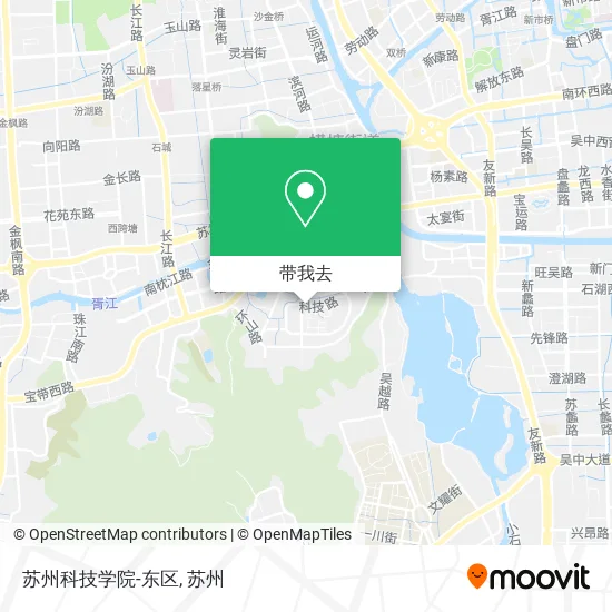 苏州科技学院-东区地图