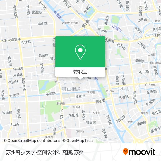 苏州科技大学-空间设计研究院地图