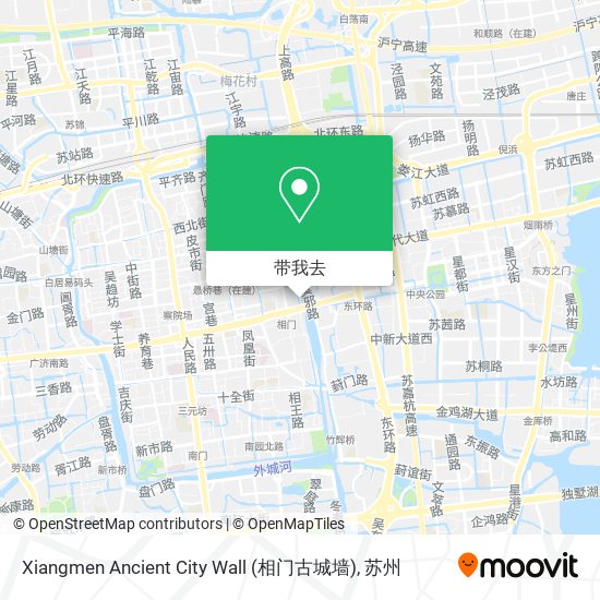 Xiangmen Ancient City Wall (相门古城墙)地图