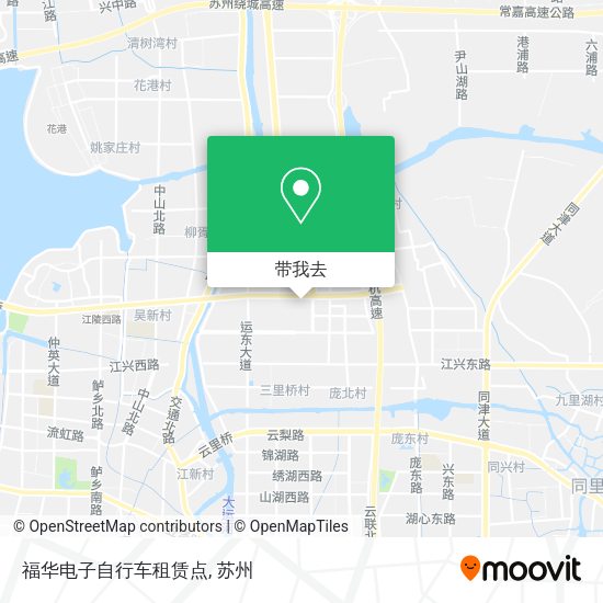 福华电子自行车租赁点地图
