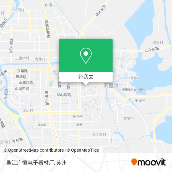 吴江广恒电子器材厂地图