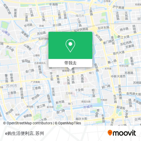 e购生活便利店地图