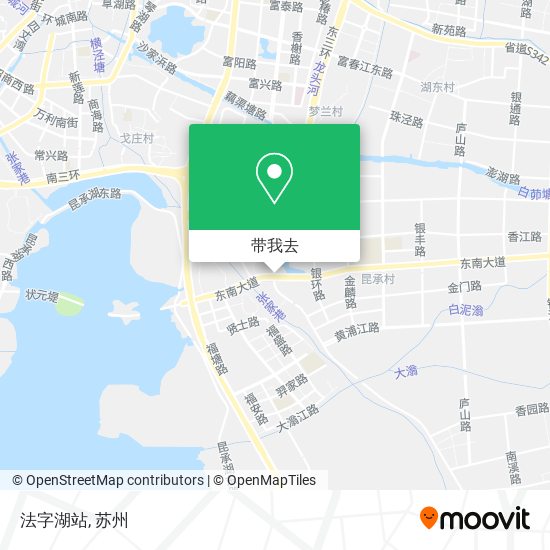 法字湖站地图