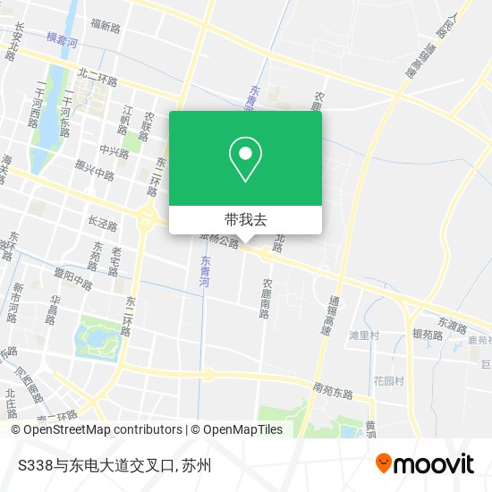 S338与东电大道交叉口地图