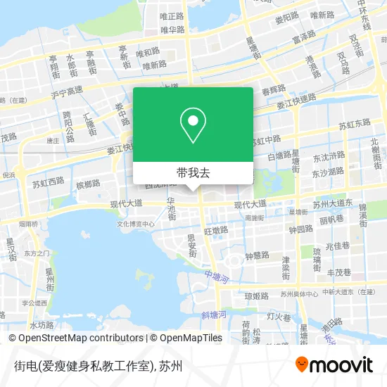 街电(爱瘦健身私教工作室)地图