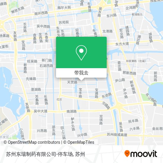 苏州东瑞制药有限公司-停车场地图