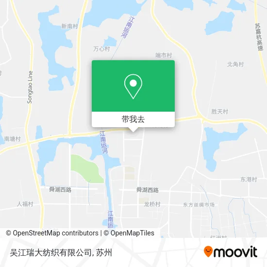 吴江瑞大纺织有限公司地图