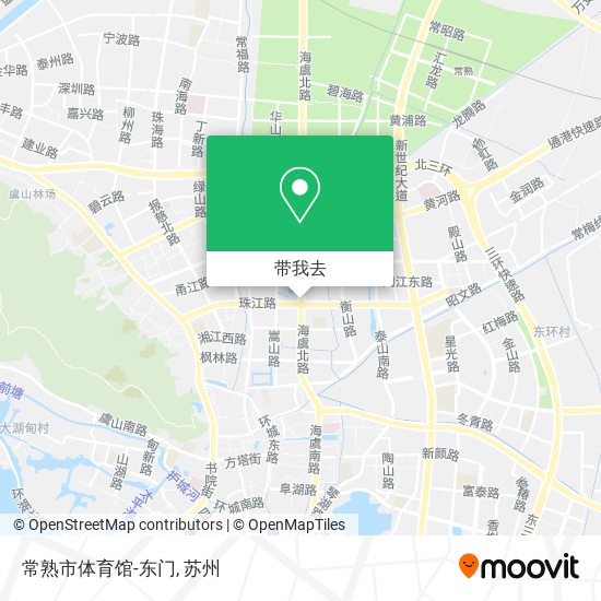 常熟市体育馆-东门地图