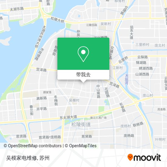 吴模家电维修地图