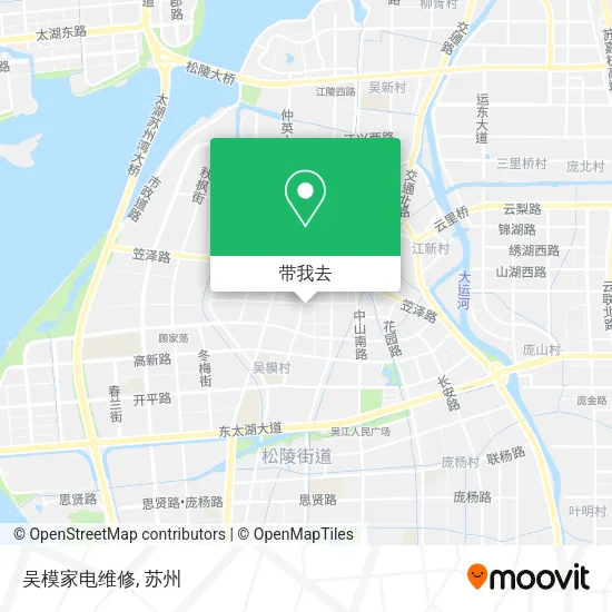 吴模家电维修地图
