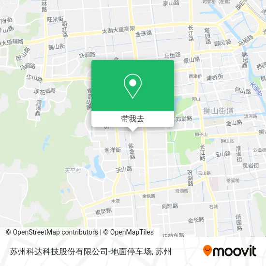 苏州科达科技股份有限公司-地面停车场地图