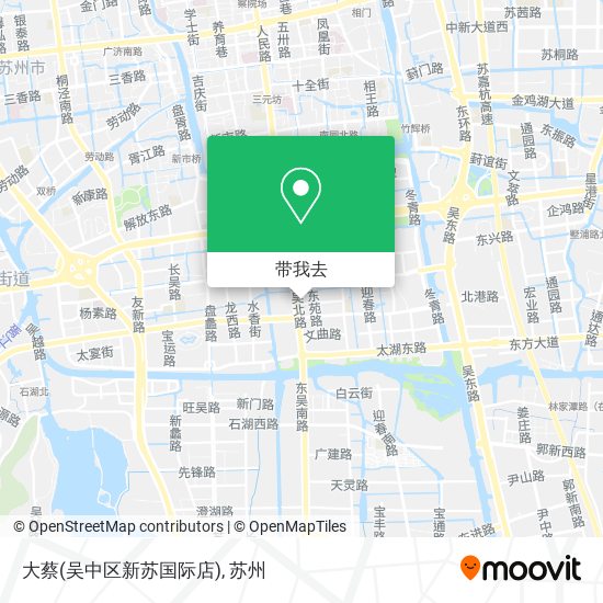 大蔡(吴中区新苏国际店)地图