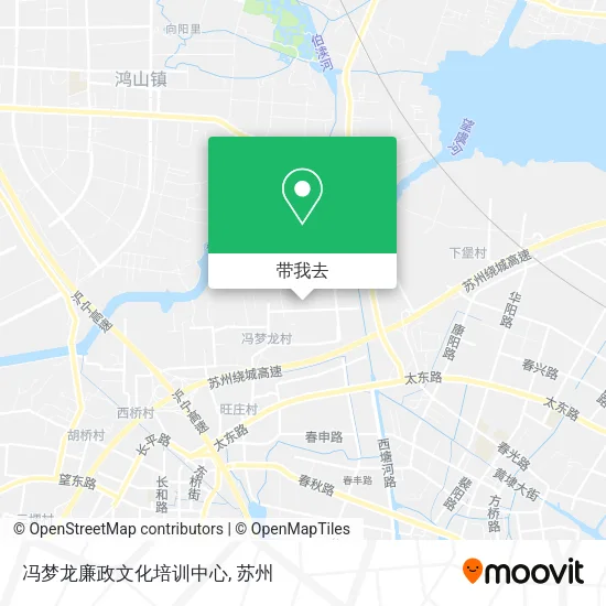 冯梦龙廉政文化培训中心地图