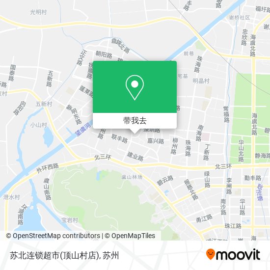 苏北连锁超市(顶山村店)地图