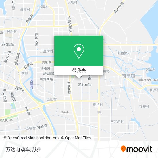 万达电动车地图