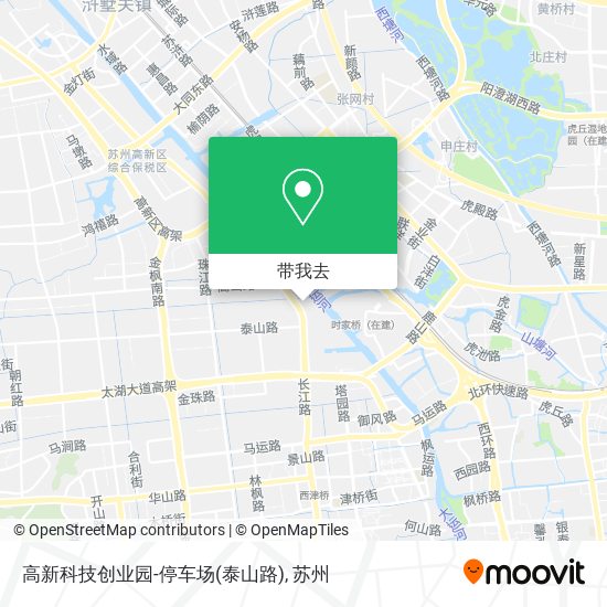 高新科技创业园-停车场(泰山路)地图