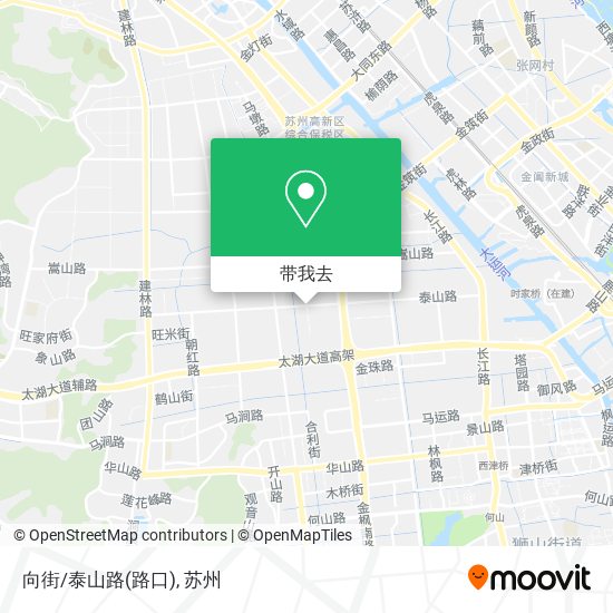 向街/泰山路(路口)地图
