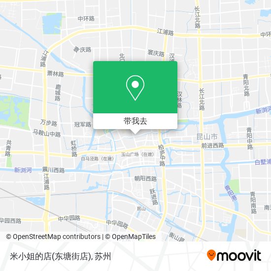 米小姐的店(东塘街店)地图