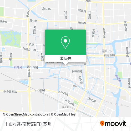 中山村路/南街(路口)地图