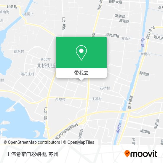 王伟卷帘门彩钢棚地图