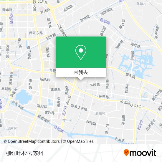 棚红叶木业地图