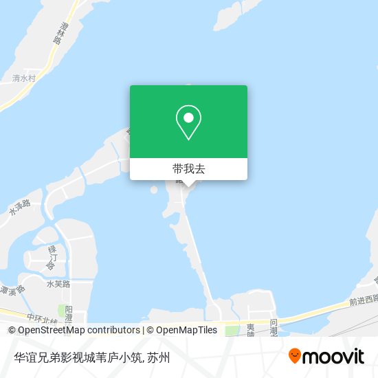 华谊兄弟影视城苇庐小筑地图