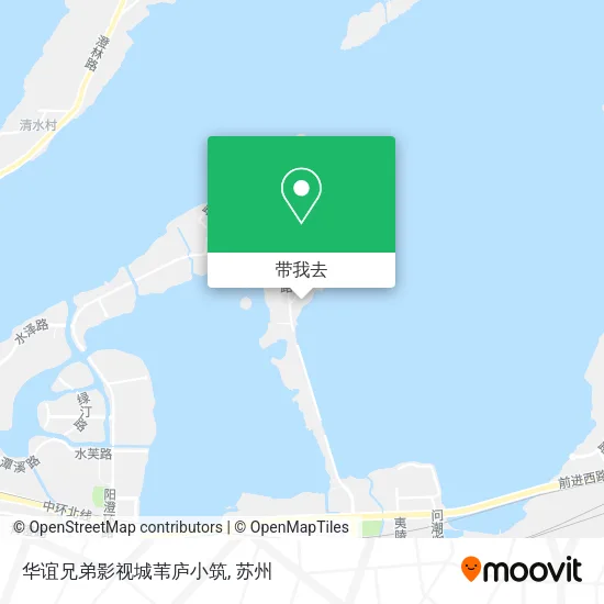 华谊兄弟影视城苇庐小筑地图