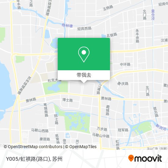 Y005/虹祺路(路口)地图