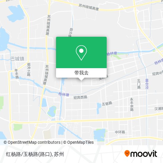 红杨路/玉杨路(路口)地图