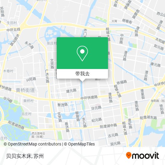 贝贝实木床地图