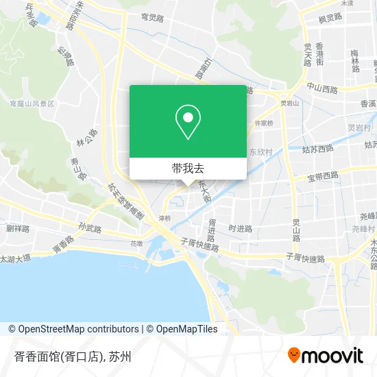 胥香面馆(胥口店)地图