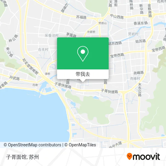 子胥面馆地图