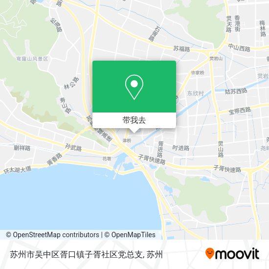 苏州市吴中区胥口镇子胥社区党总支地图