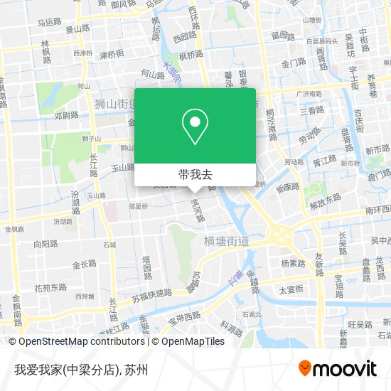 我爱我家(中梁分店)地图