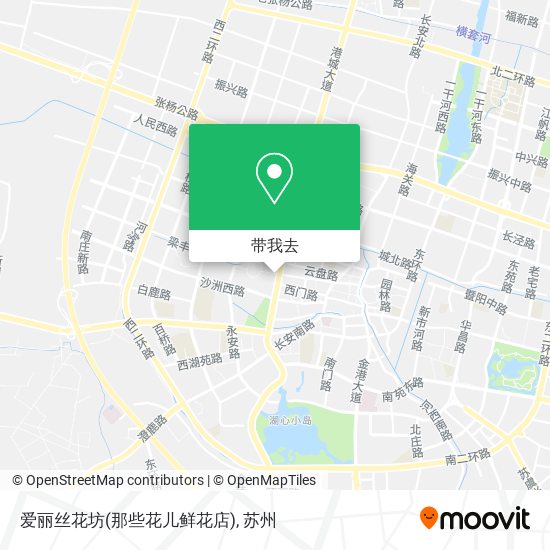 爱丽丝花坊(那些花儿鲜花店)地图