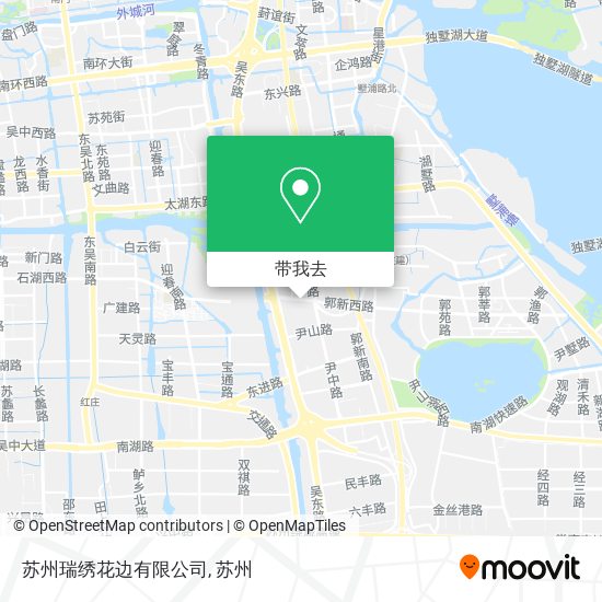 苏州瑞绣花边有限公司地图