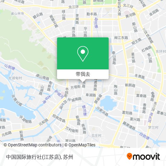 中国国际旅行社(江苏店)地图