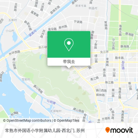 常熟市外国语小学附属幼儿园-西北门地图