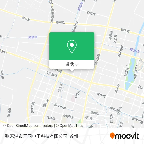 张家港市玉同电子科技有限公司地图