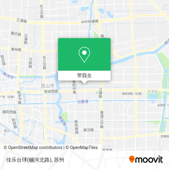 佳乐台球(樾河北路)地图