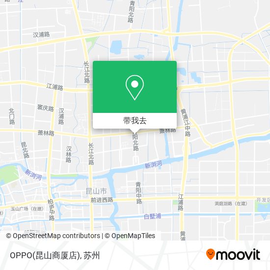 OPPO(昆山商厦店)地图