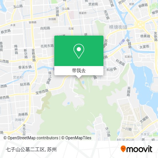七子山公墓二工区地图