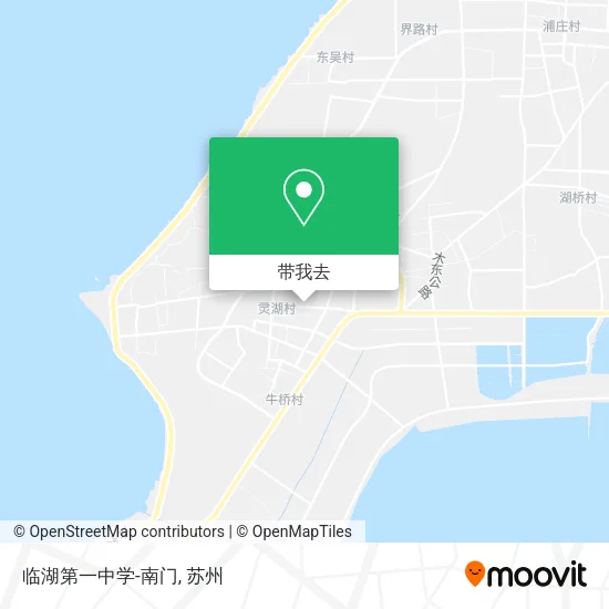临湖第一中学-南门地图