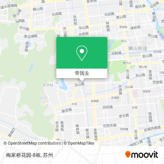 梅家桥花园-8栋地图
